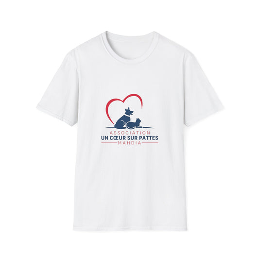 Unisex Softstyle T-Shirt | Ein Herz für Pfoten™